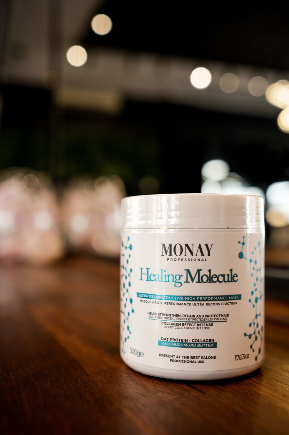 Monay Healing Molecule on the bench at Synergy